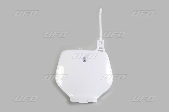 YZ 125 (1992 - 1999) front number plate - white for yamaha yz/yzf/wrf (1992-1999) | UFO